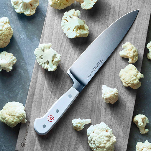 Wusthof Classic White 5" (12cm) Serrated Utility Knife - Kitchen Smart