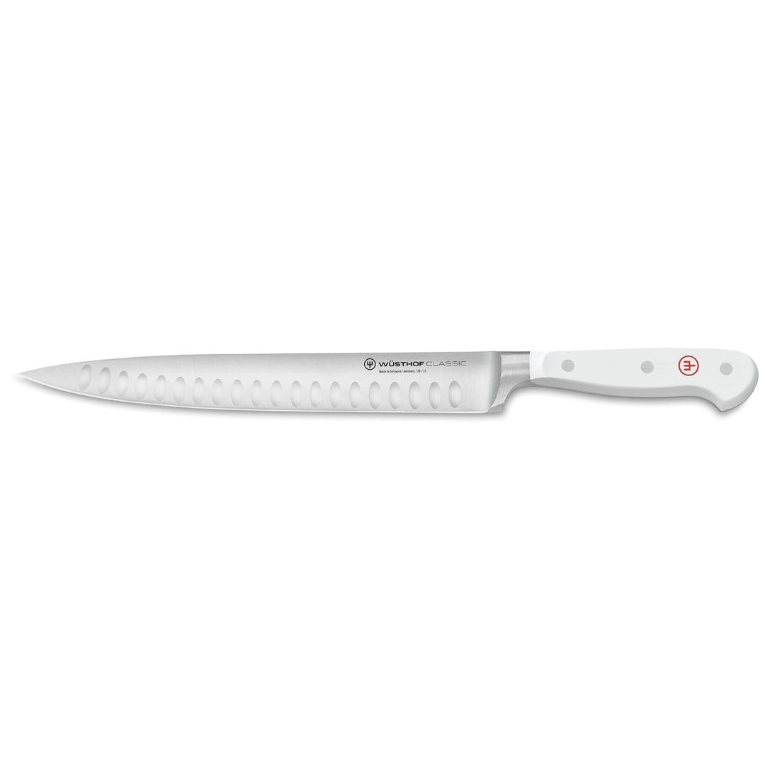 Wusthof Classic White 9" (23cm) Carving Knife - Hollow Edge - Kitchen Smart