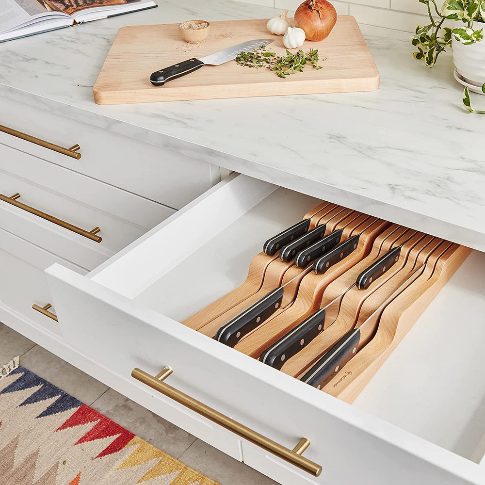 Wusthof  Double In Drawer Knife Tray 15 Slot - Kitchen Smart