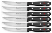 Wusthof Wusthof Gourmet Black Steak Knife Set 6 Piece  