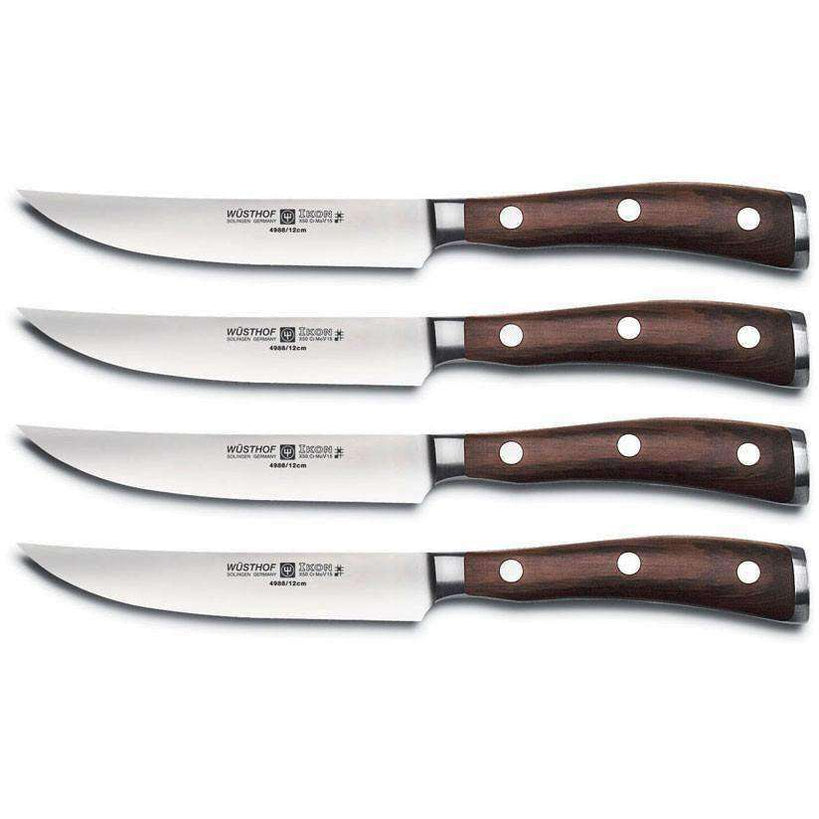 Wusthof Ikon Steak Knife Set 4 Piece Kitchen Smart