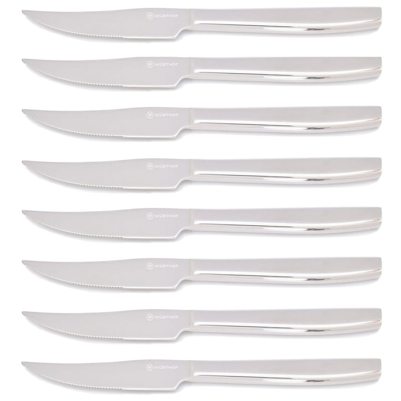 Wusthof Wusthof Stainless Filet Mignon Steak Knife Set In Olivewood Gift Box - 8 Piece