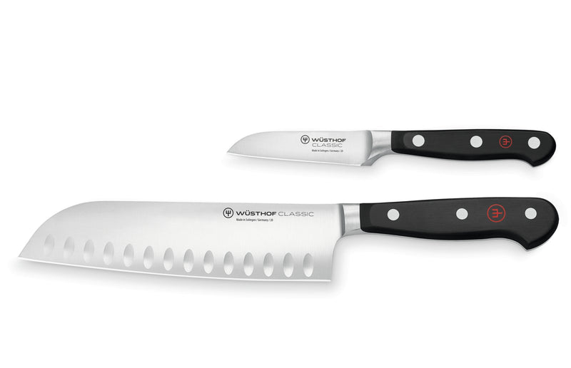 Wusthof Wusthof Classic Ikon Black - 2 Piece Asian Knife Set   