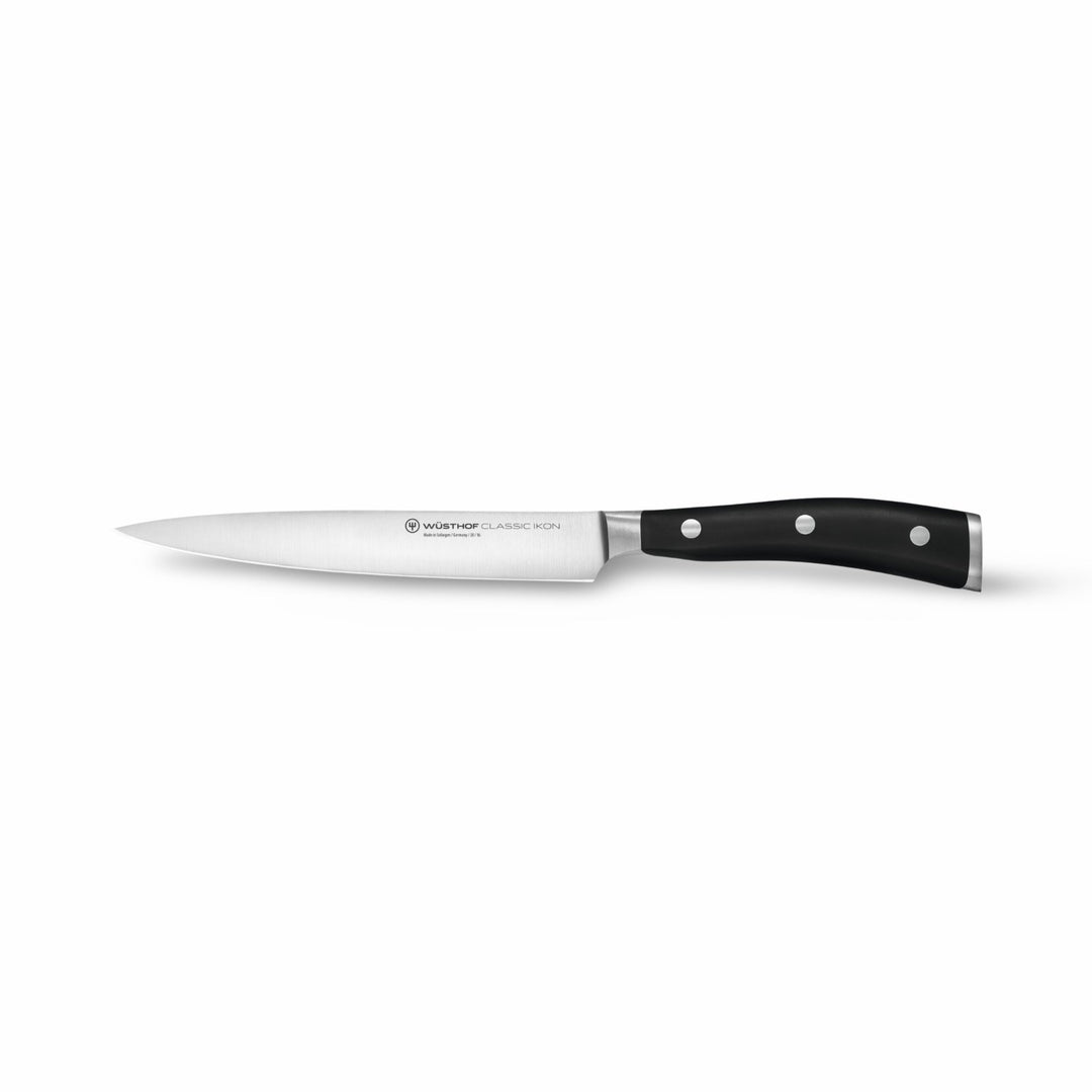 Wusthof Classic Ikon Black 6" (16cm) Utility Knife - Kitchen Smart