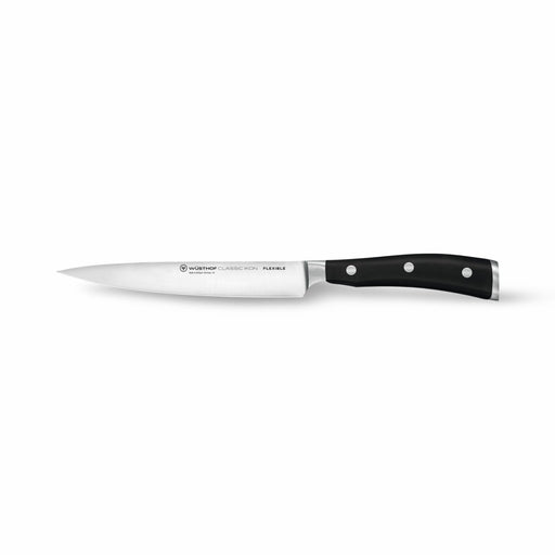 Wusthof Classic Ikon Black Fillet 6" (16cm) Knife Flexible Filleting Knives Wusthof   