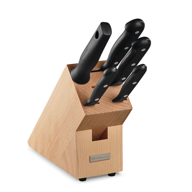 Wusthof Wusthof Gourmet Black Knife Block Set - 6 Piece   