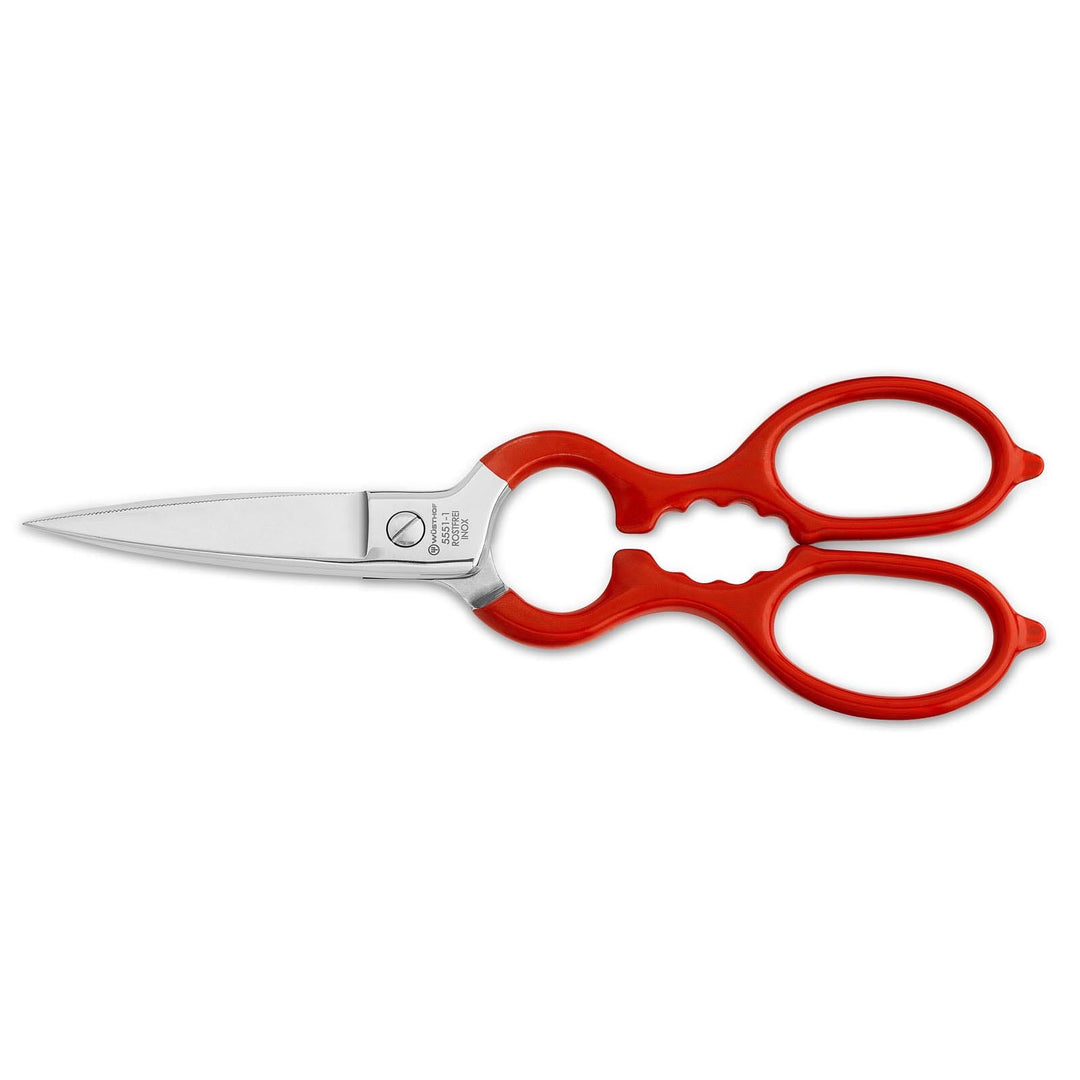 Wusthof Stainless Steel Shears - Red - Kitchen Smart