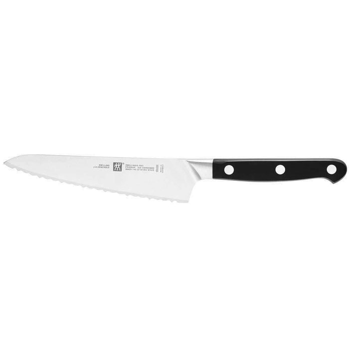 Zwilling Pro 5.5" (14cm) Serrated Prep Knife Utilty & Carving Knives Zwilling Henckels   